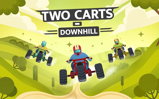 Two Carts Downhill