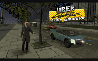 Uber Cybertruck Drive Simulator game cover