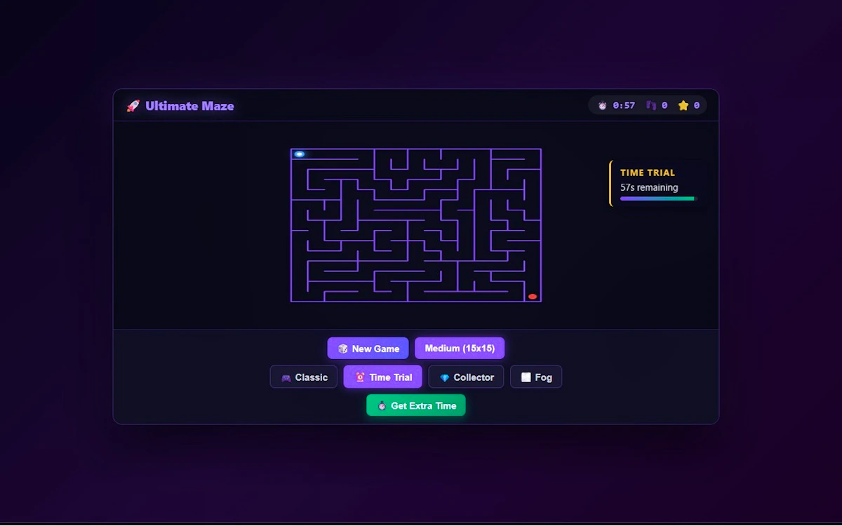 Play Ultimate Maze — free online Puzzle game