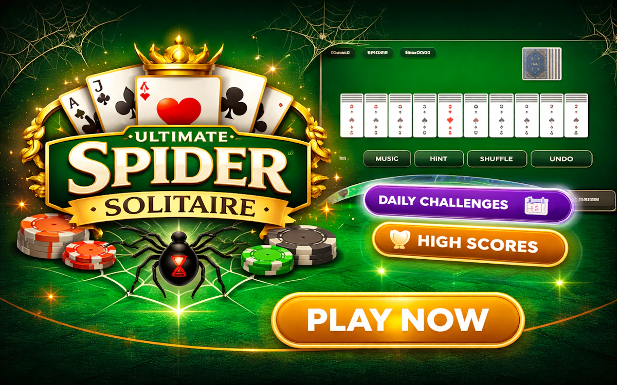 Play Ultimate Spider Solitaire — free online Solitaire game