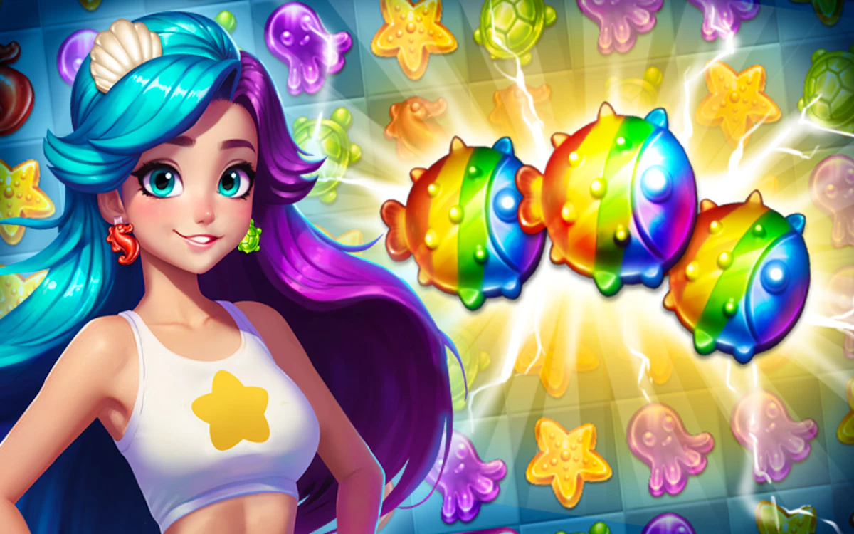 Play Underwater Adventures: Match 3 — free online Match 3 game