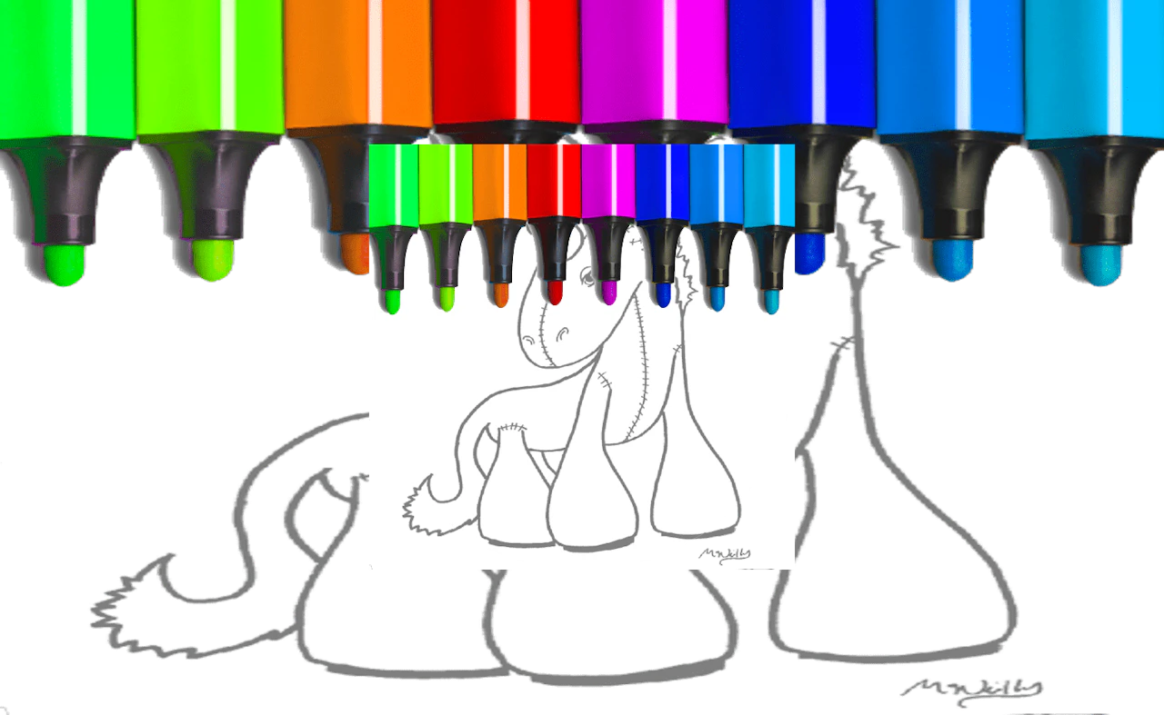 Unicorn Coloring For Kids