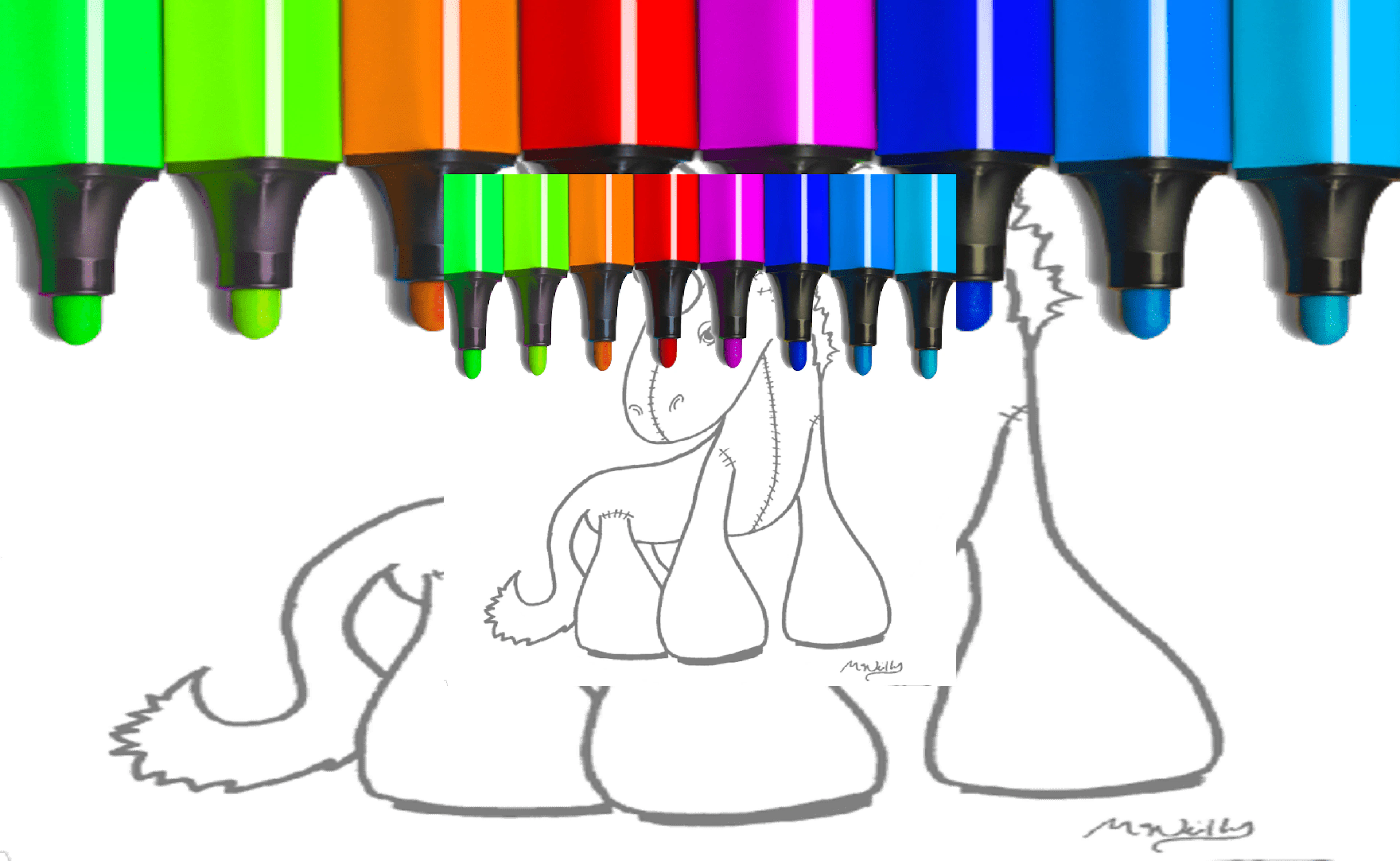 Unicorn Coloring For Kids