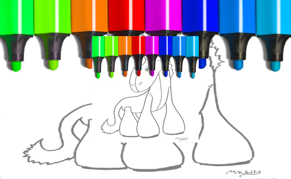 Unicorn Coloring For Kids