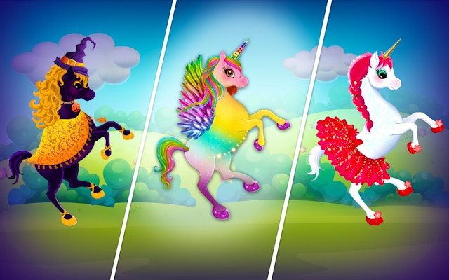 Unicorn Dress Up Makeup Games