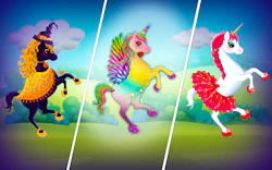 Unicorn Dress Up: Makeup Games