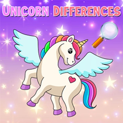 Unicorn Find the Differences By Gamepix