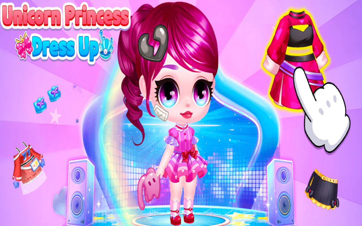 Play Unicorn Princess Dress Up — free online Casual game