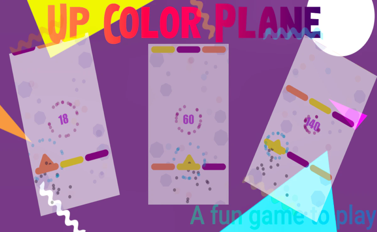 Play Up Color Plane — free online Arcade game
