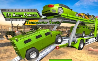 Us Army Vehicle Transporter Truck game cover