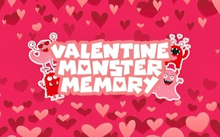 Valentine Monster Memory game cover