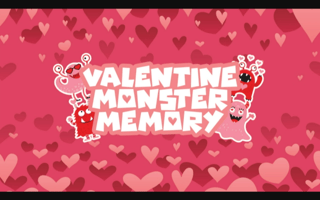 Valentine Monster Memory game cover