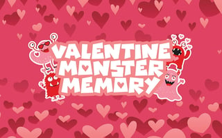 Valentine Monster Memory game cover