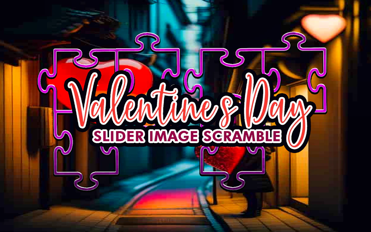 Play Valentine's Day Slider Image Scramble — free online Puzzle game