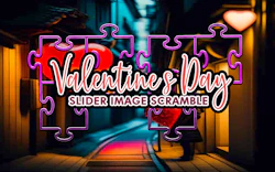 Valentine's Day Slider Image Scramble