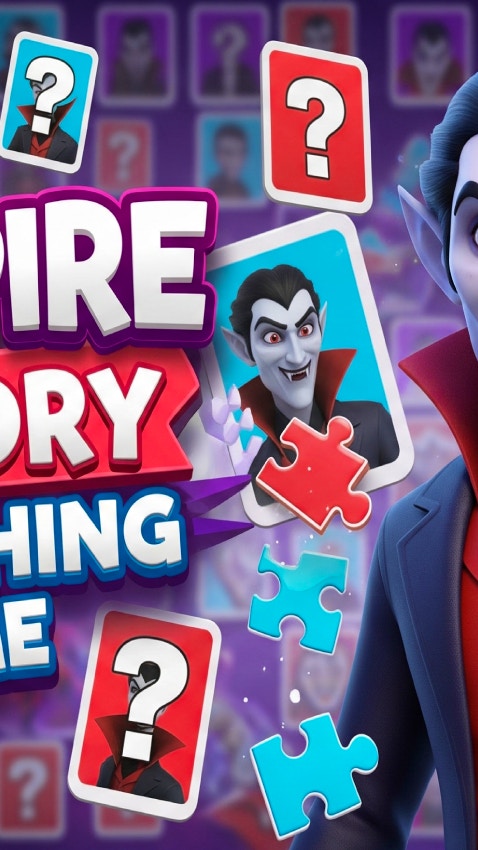 Vampire Memory & Matching Game