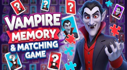 Vampire Memory & Matching Game