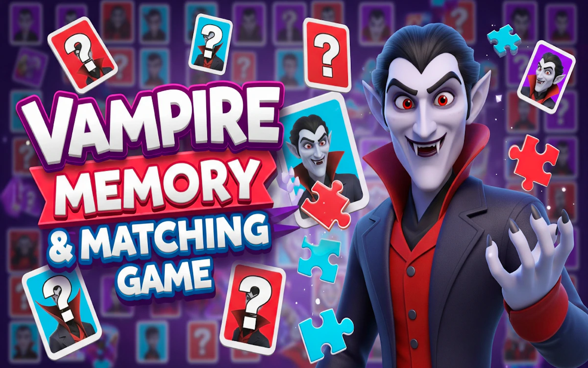 Play Vampire Memory & Matching Game — free online Memory game