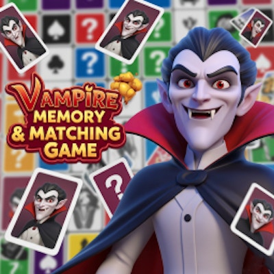 Vampire Memory & Matching Game By Gamepix