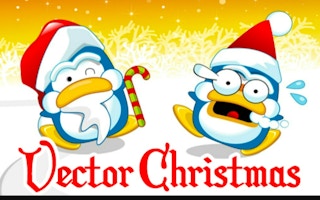 Vector Christmas Puzzle game cover