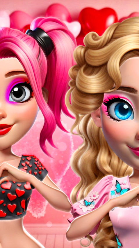 Vibrant Hearts Glamour vs Punk