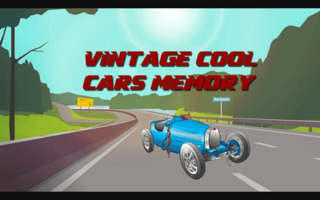 Vintage Cool Cars Memory game cover
