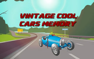 Vintage Cool Cars Memory game cover