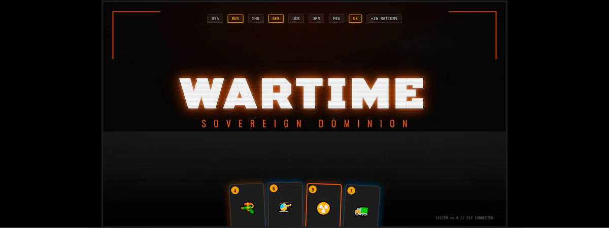 Play Wartime — free online War game