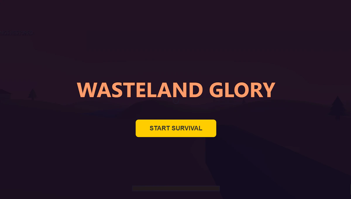 Play Wasteland Glory — free online First Person Shooter game