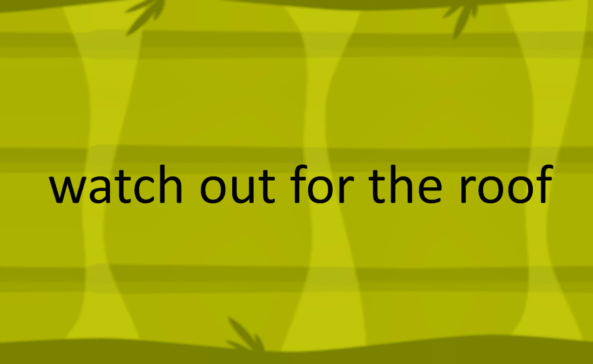 Play watch out for the roof — free online Clicker game