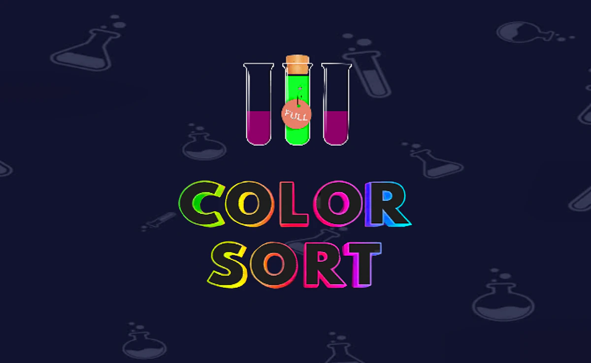 Play Water Color Sort — free online Brain game