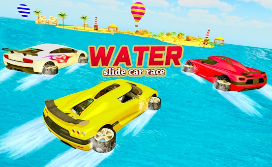 Water Slide Car Race - Water Surfing Stunts 🕹️ Play Now on GamePix