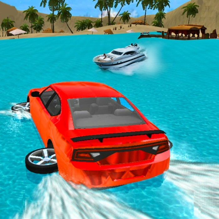 Water Slide Car Race 🕹️ Play Now on GamePix