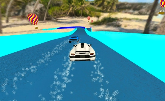 Water Slide Car Race 🕹️ Play Now on GamePix