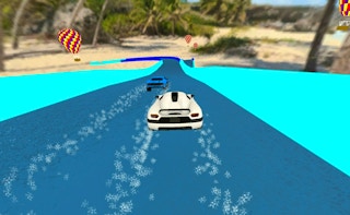 Water Slide Car Race game cover