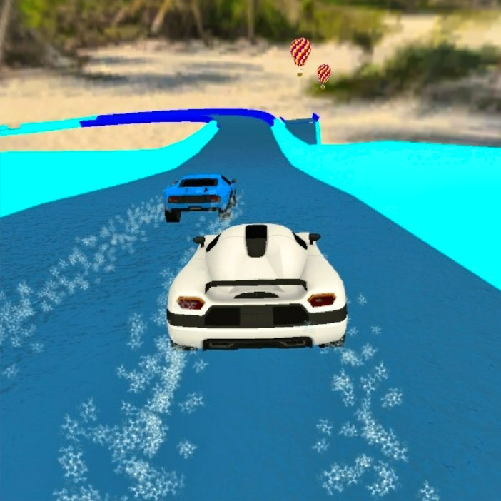 Water Slide Car Race 🕹️ Play Now on GamePix