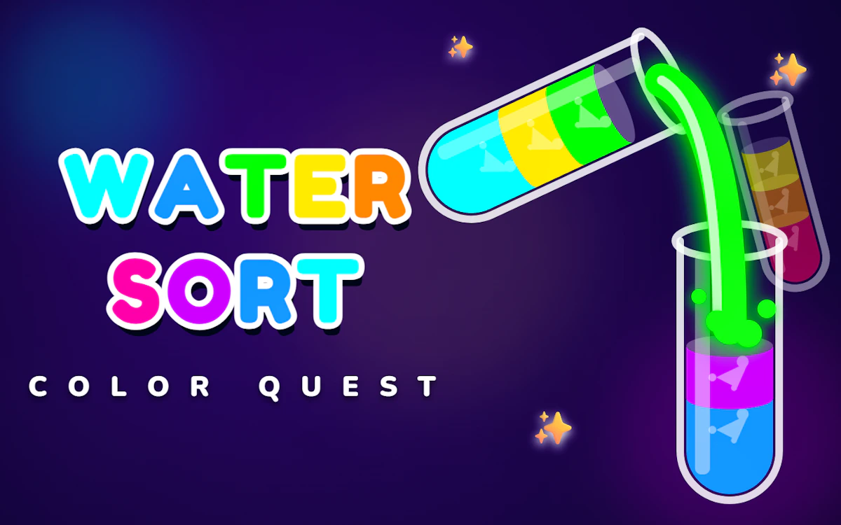 Play Water Sort Color Quest — free online Puzzle game