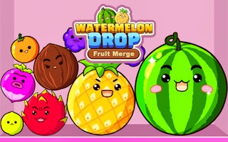 Watermelon Drop - Fruit Merge game cover