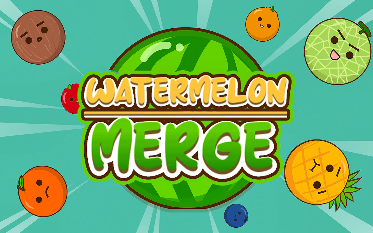 Play Watermelon Merge — free online 2048 game