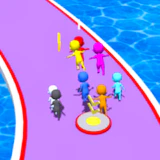 Waterpark Slide Race