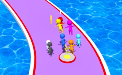 Waterpark Slide Race game