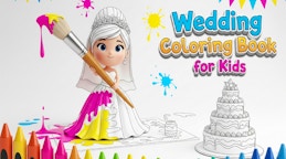 Wedding Coloring Book for Kids