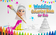 Wedding Coloring Book for Kids