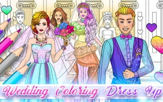 Wedding Coloring Dress Up Game game cover