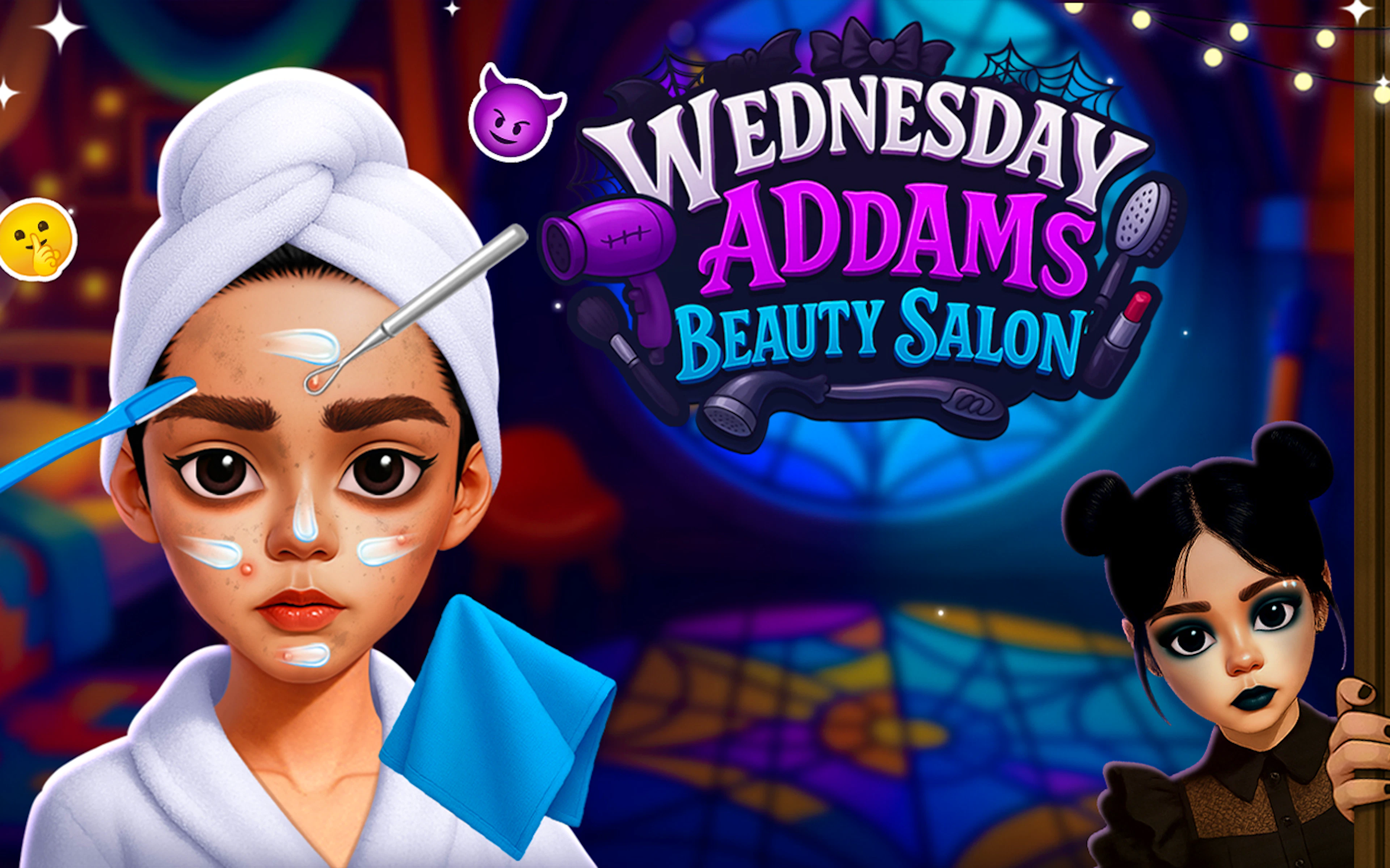 Wednesday Addams Beauty Salon