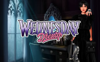 Wednesday Dress Up Adames game cover