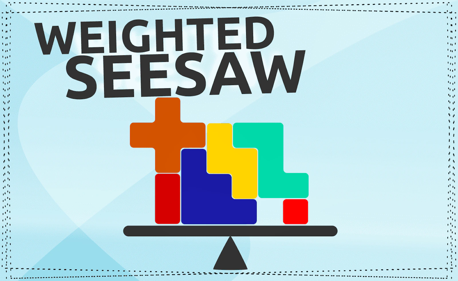 Weighted Seesaw — free online thinky game on Glaze Games
