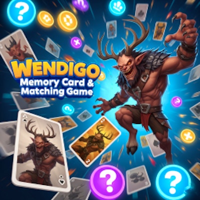 Wendigo Memory Card & Matching Game By Gamepix