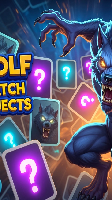 Werewolf Memory Match & Hidden Objects