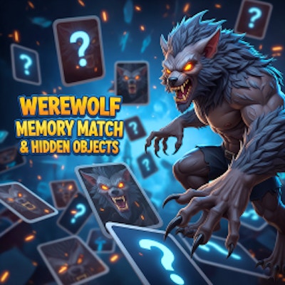 Werewolf Memory Match & Hidden Objects By Gamepix